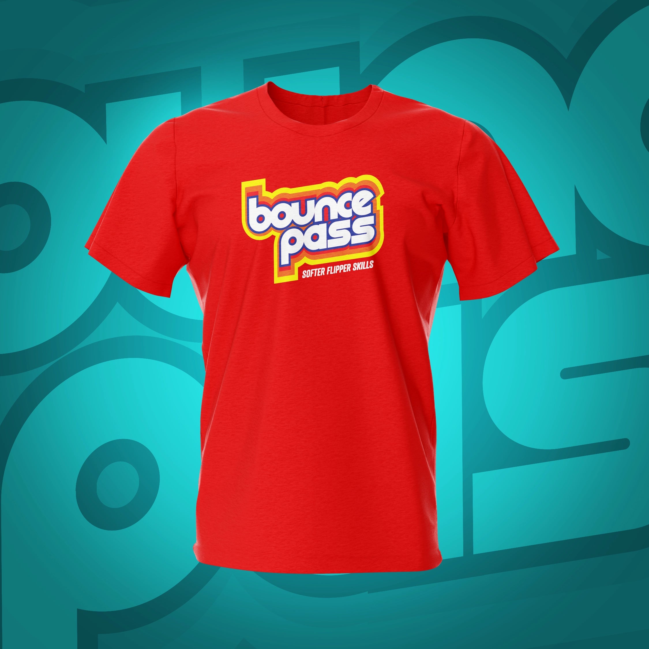 Bounce Pass Red Pinball T-Shirt | Pinball Invasion