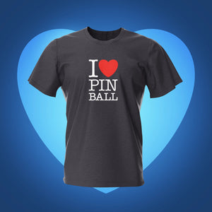 I love Pinball Tweed T-Shirt | Pinball Invasion