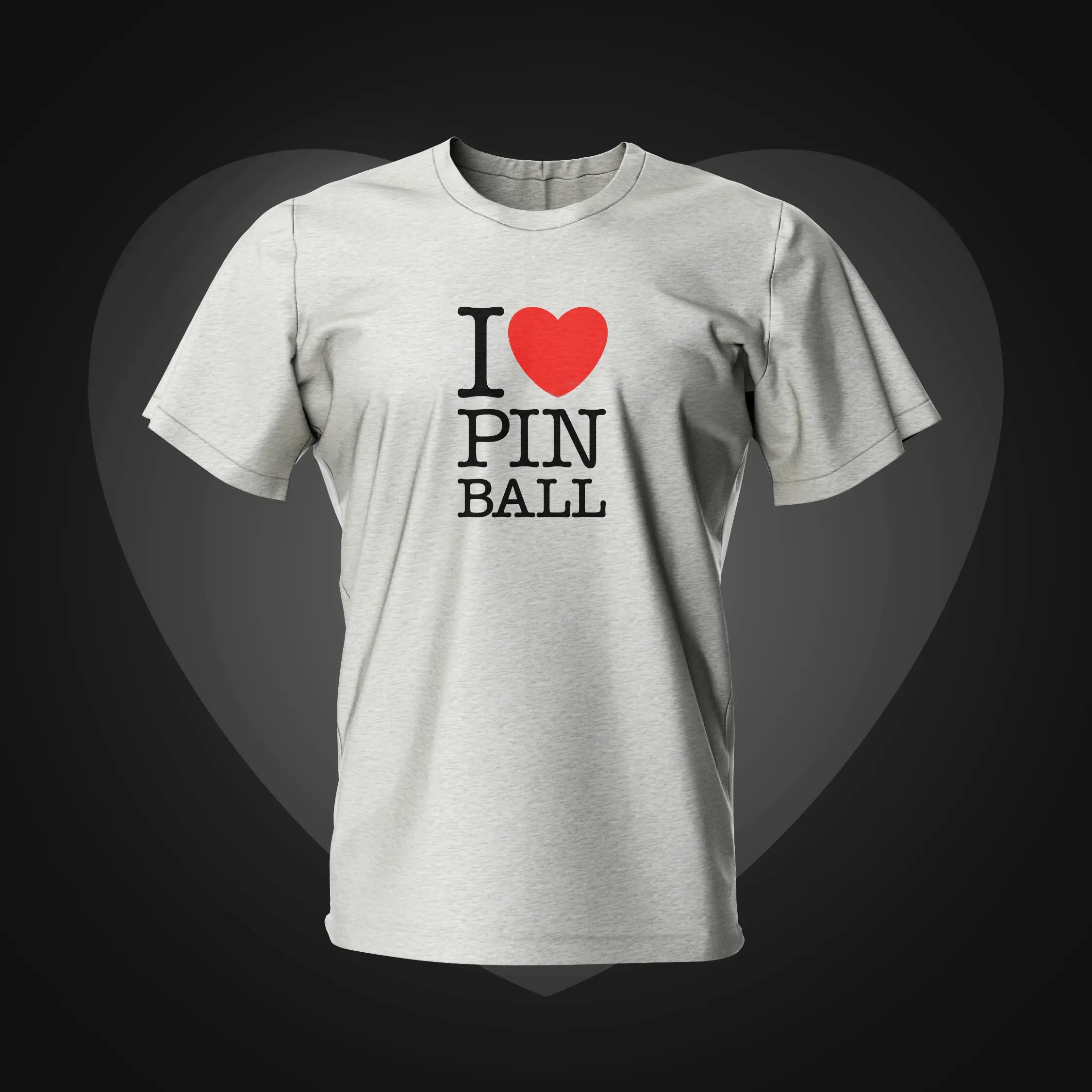 I love Pinball White T-Shirt | Pinball Invasion