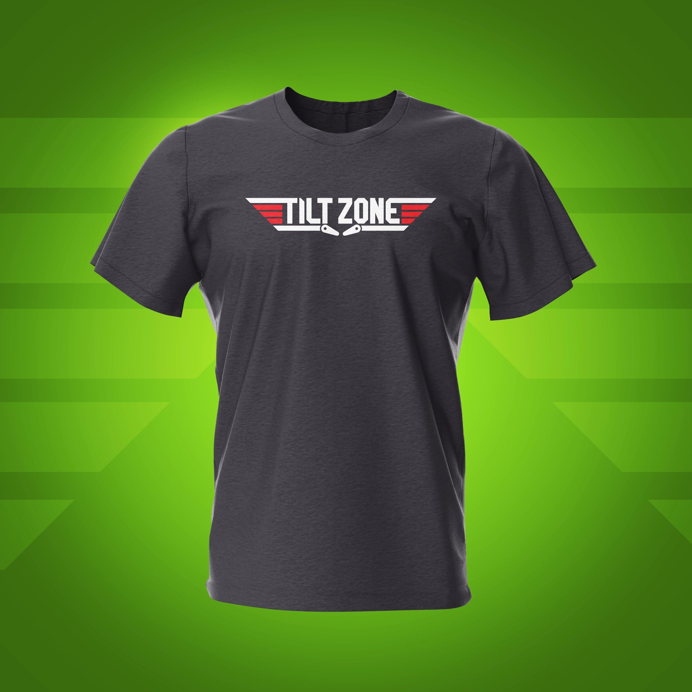 Tilt Zone Tweed Pinball T-Shirt | Pinball Invasion