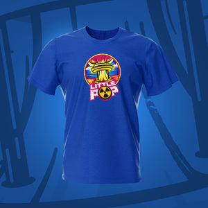 Little Pop Magenta / Royal Pinball T-Shirt | Pinball Invasion