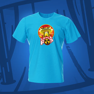 Little Pop Red / Sky Pinball T-Shirt | Pinball Invasion